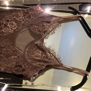 mauve lace dress for a night out